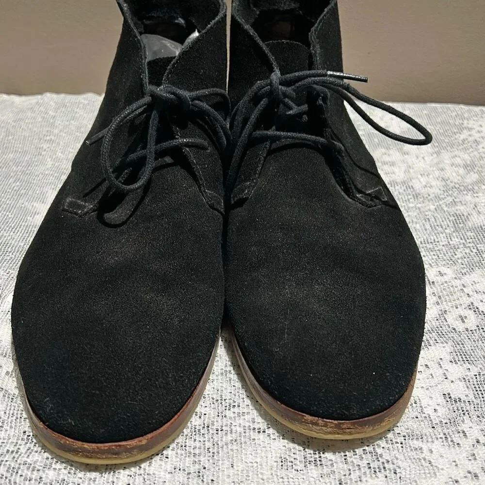 Calvin Klein Farnel Black Oily Suede boots Men’s 10 Chukka shoes